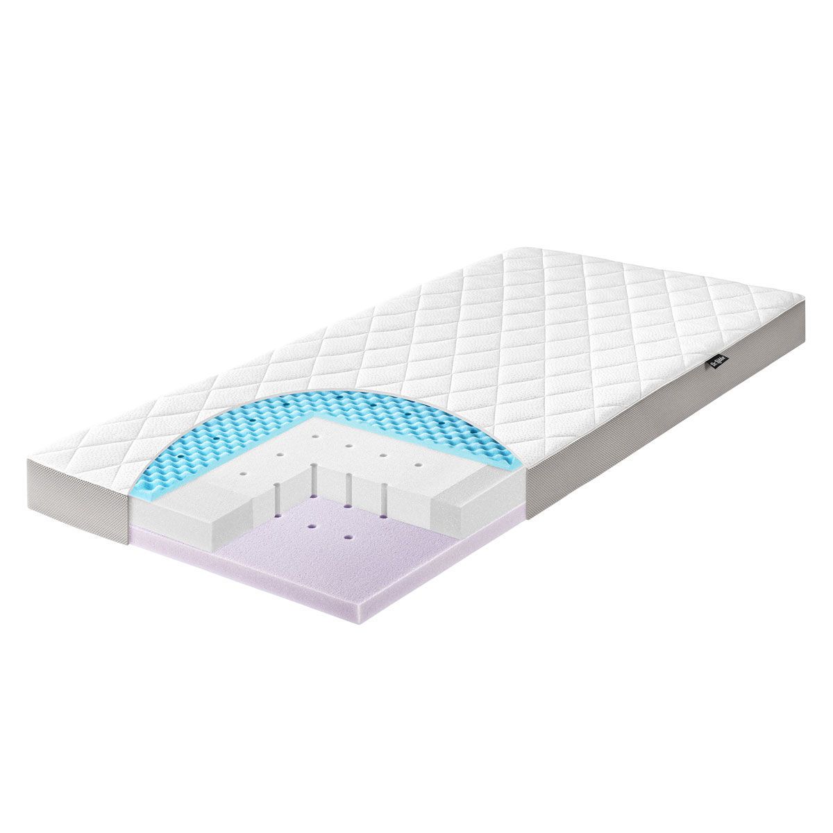 Zöllner Dr. Lübbe Air Premium Matratze 70 x 140 cm 3 Kaltschaum-Schichten