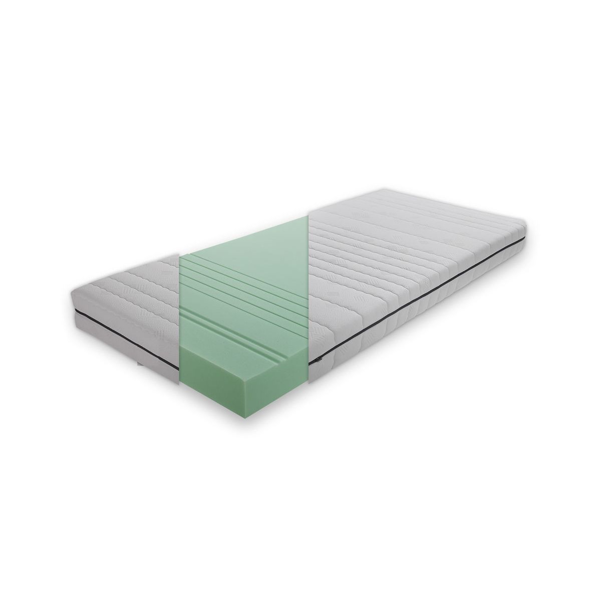 Ticaa 7-Zonen Matratze Comfort 90 x 200 cm