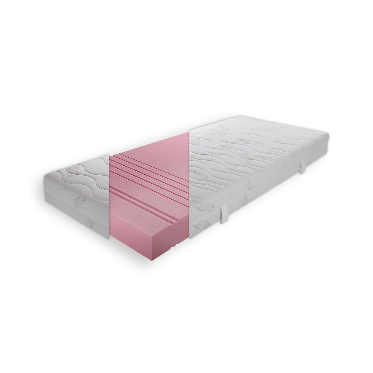 Ticaa 7-Zonen Matratze Aloe Vera 90 x 200 cm