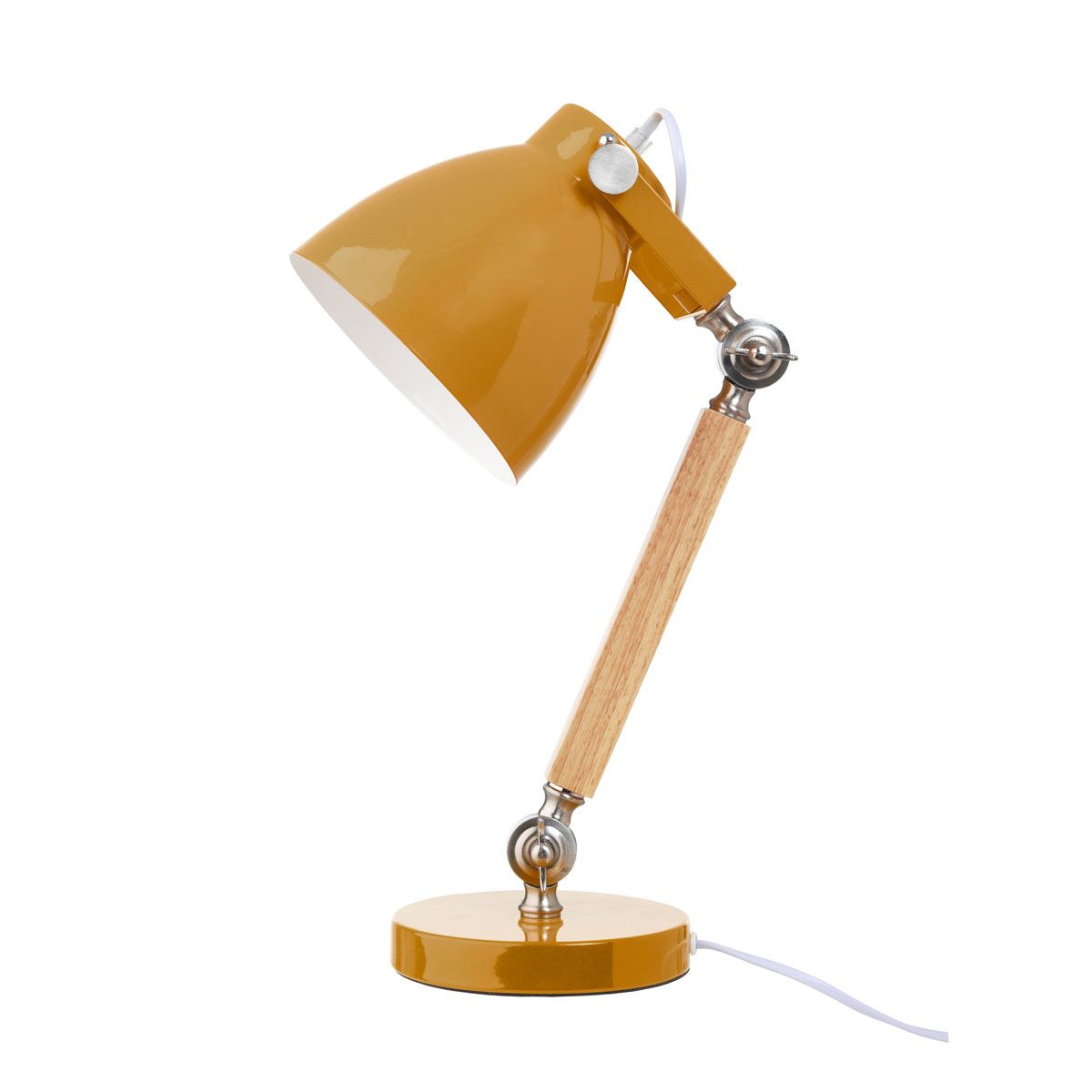 LIFETIME Tischleuchte Holz/Metall bronze