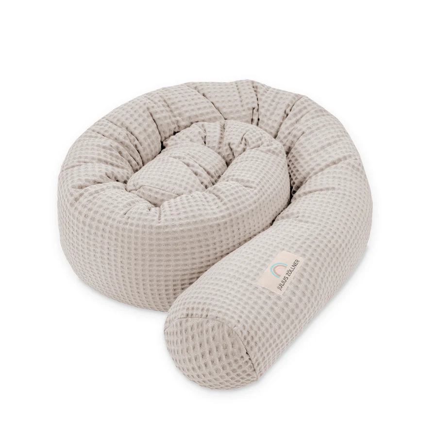 Zöllner Nestchenschlange Waffelpiqué Seashell Länge 180 cm - für alle Betten geeignet