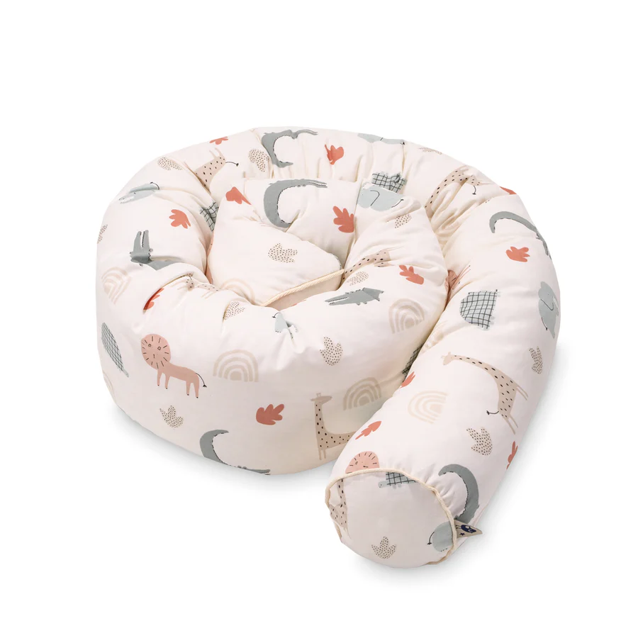 Zöllner Bettschlange Organic Wild Friends Länge 180 cm - für alle Betten geeignet