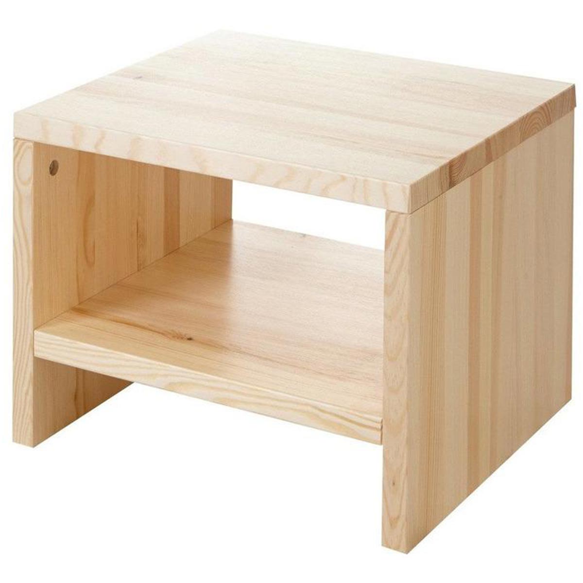 Ticaa Nachttisch Harry Kiefer massiv Natur