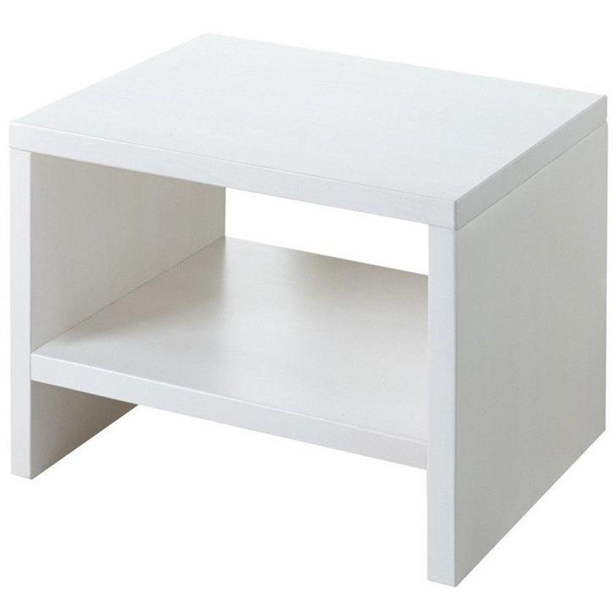 Ticaa Nachttisch Harry Kiefer massiv weiß