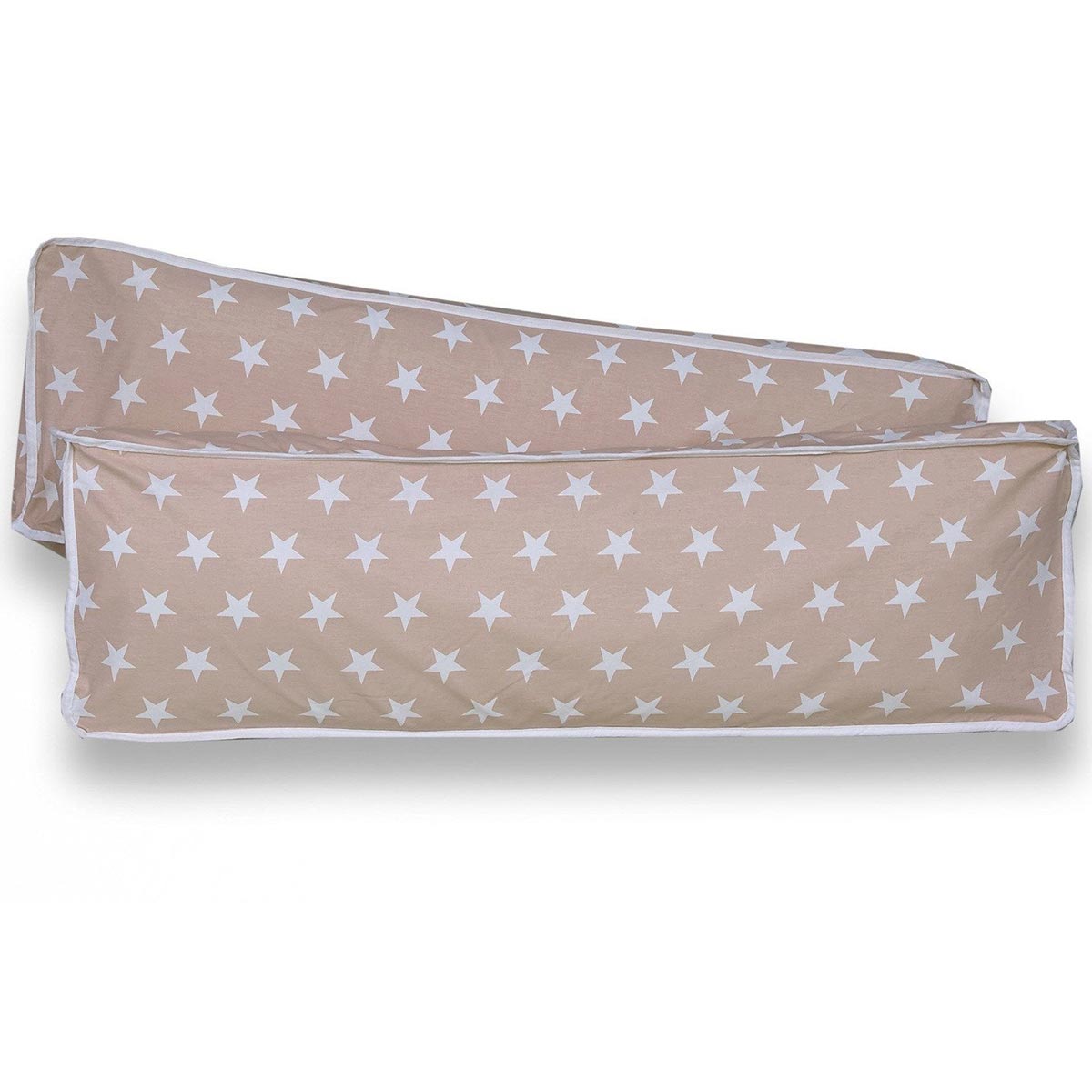 Ticaa Rückenkissen-Set gemütlich und schick | 2er-Set (Prinzessin-Rosa / 925774)