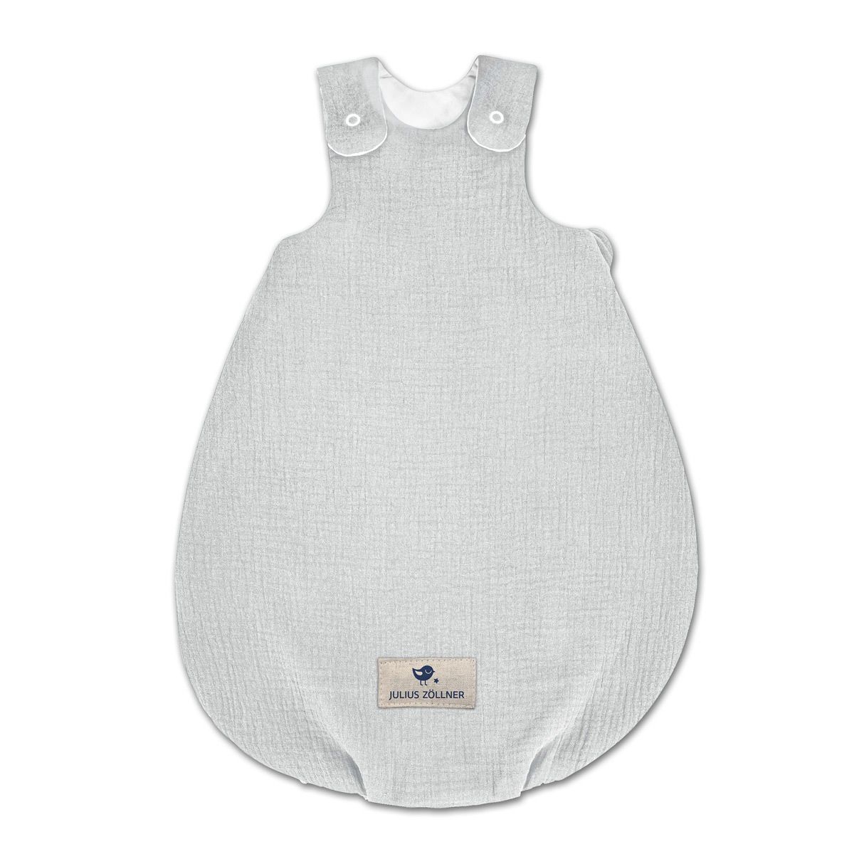 Zöllner Babyschlafsack Musselin - grau Größe wählbar 50/56 - 74/80