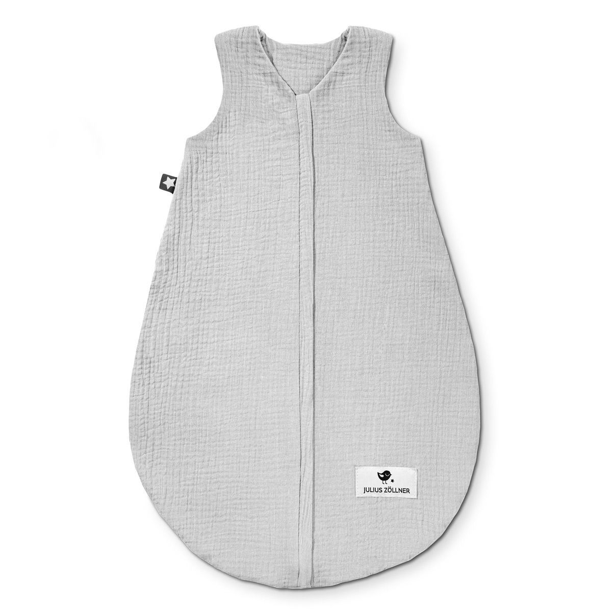 Zöllner Sommerschlafsack Musselin grau Baumwolle - Größe wählbar