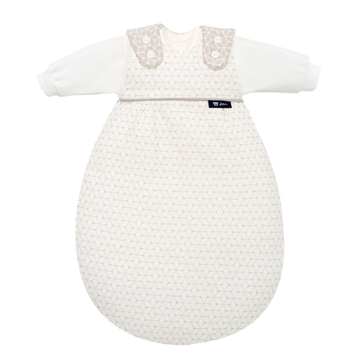 Alvi Baby Mäxchen Original Graphic taupe 944-8 3-tlg. Schlafsack - Größe wählen