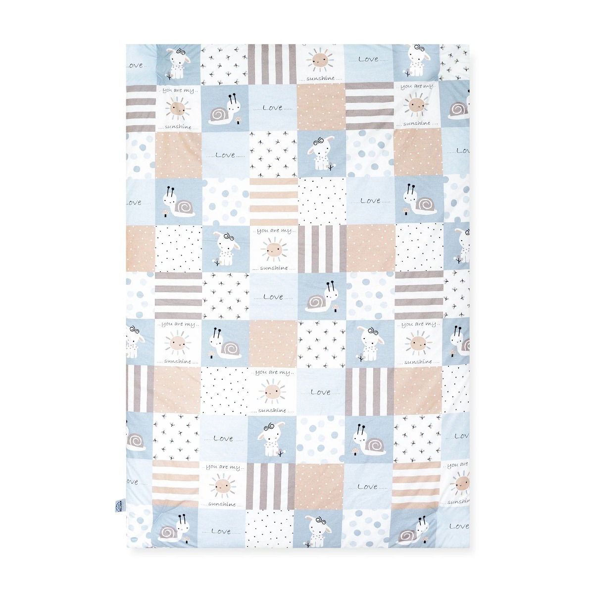 Julius Zöllner Krabbeldecke Patch blue