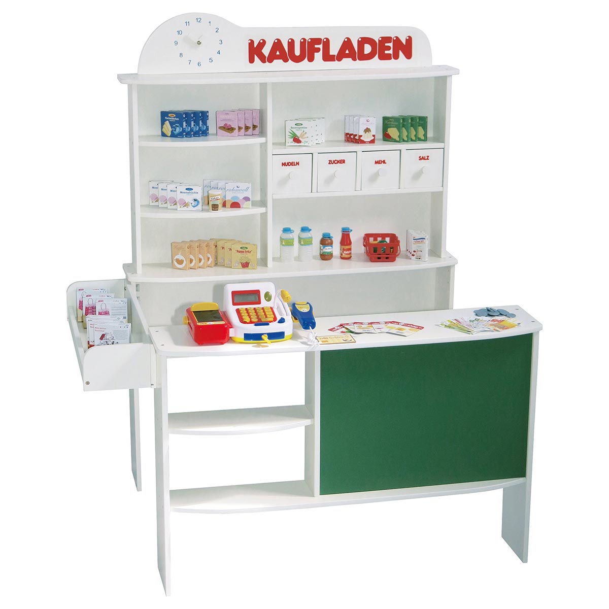 Roba Kaufladen weiß mit Tafel inkl. umfangreichem Zubehör