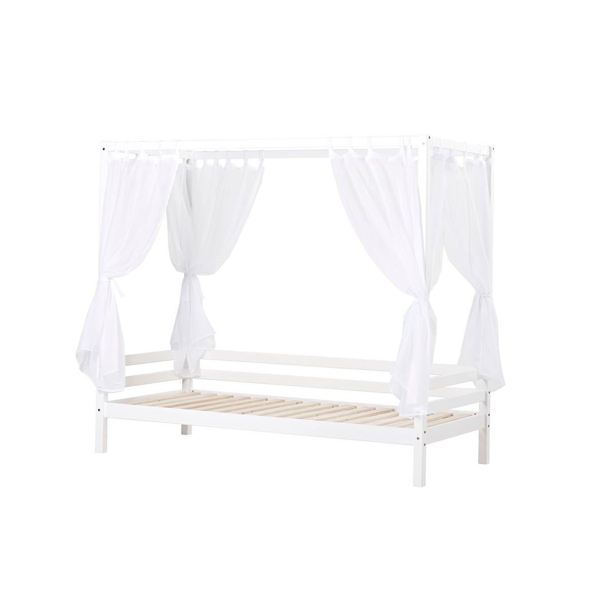 Hoppekids Himmeltextilien weiß/transparent für Himmelbett ECO Dream 70x160 cm