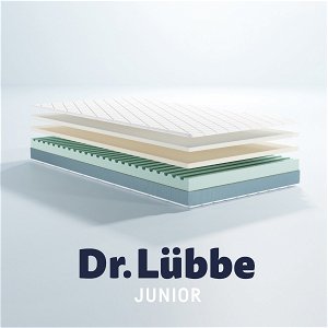 Zöllner Dr. Lübbe Junior Matratze 120 x 200 cm 3-Schicht-Matratze mit TENCEL©-Bezug