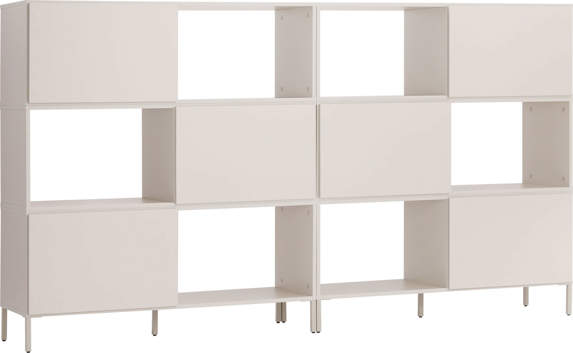 VOX Into Kommode hoch doppelt gray beige