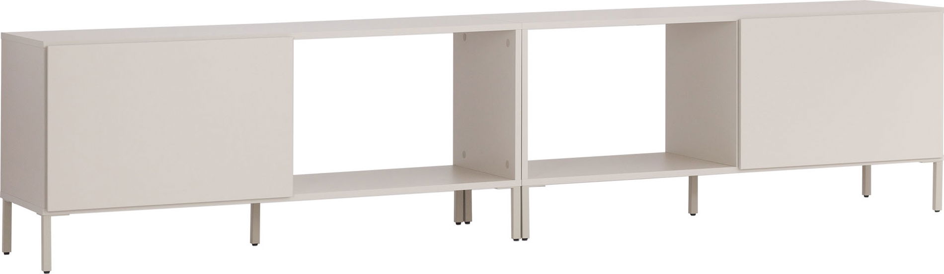 VOX Into TV-Schrank doppelt gray beige