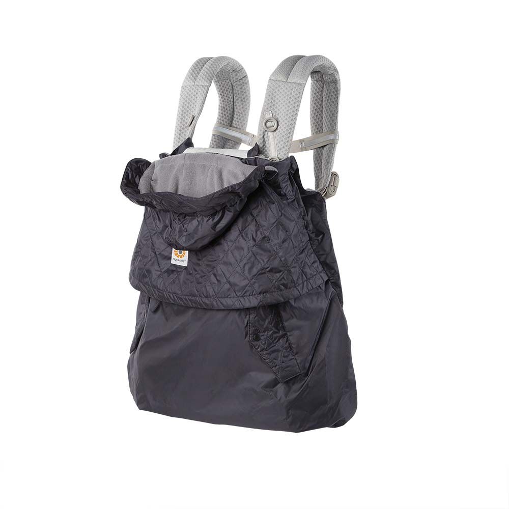 Ergobaby Winterschutz Allwetterschutz Charcoal für Babytrage
