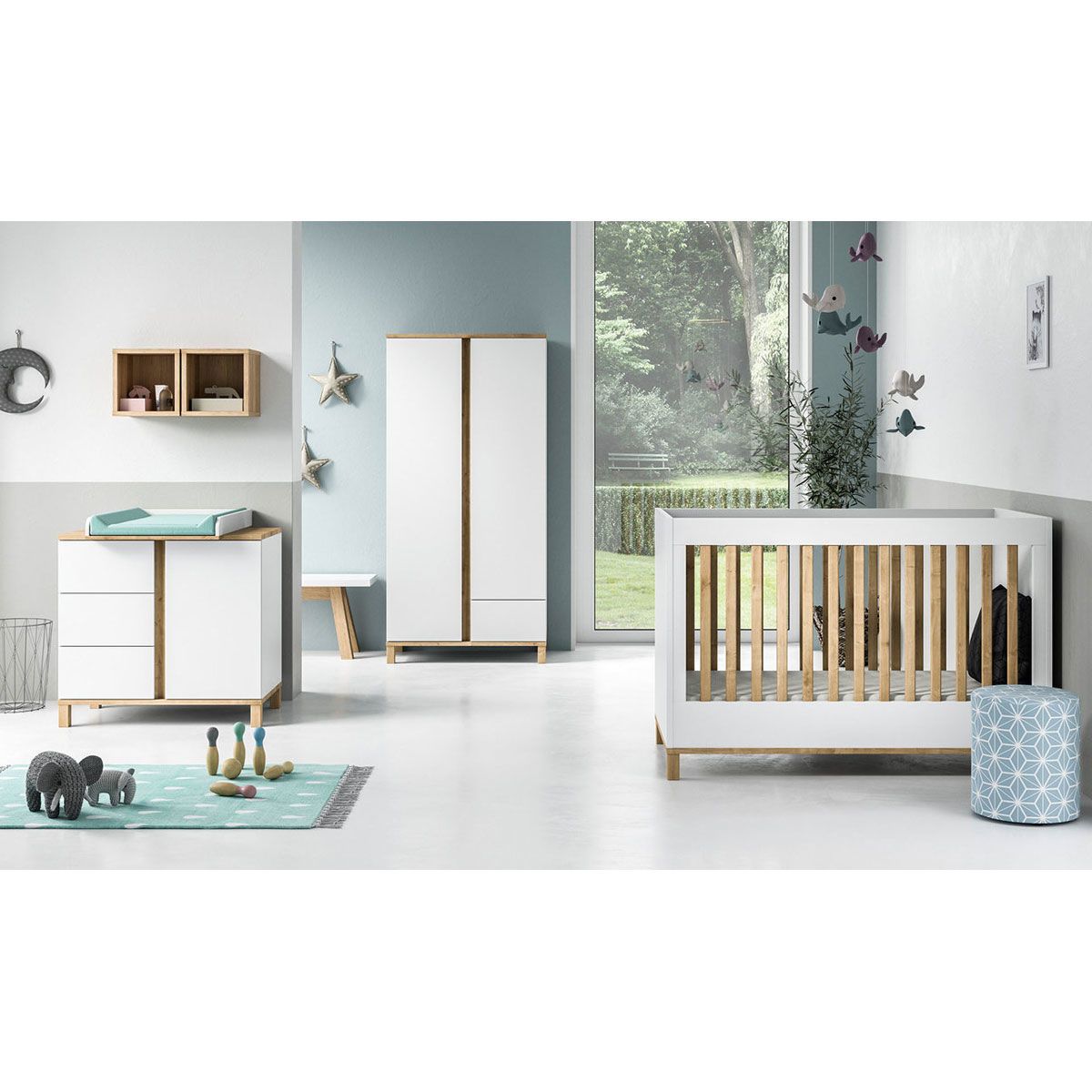 VOX Altitude Kinderzimmer weiß/eiche