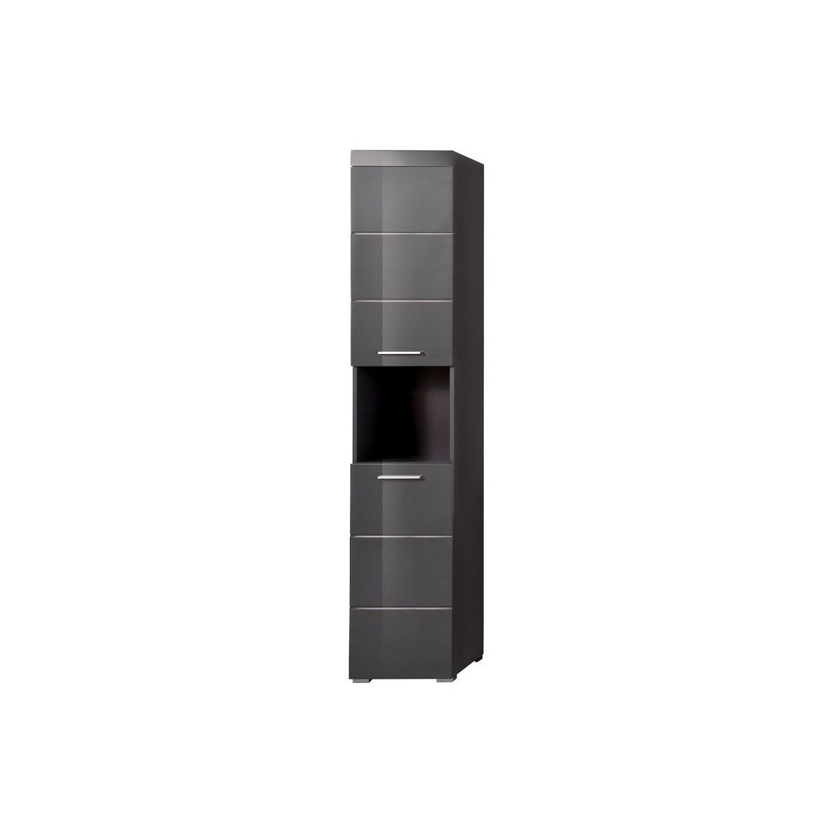 trendteam Amanda Hochschrank 37x190x31 cm Agave grau