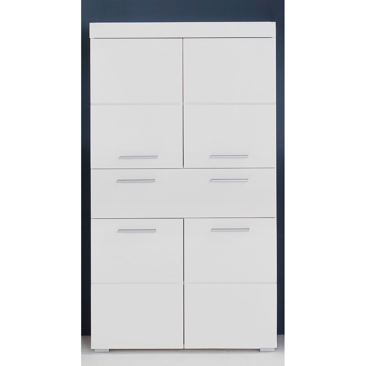 trendteam Amanda Standschrank 73x132x31 cm weiß