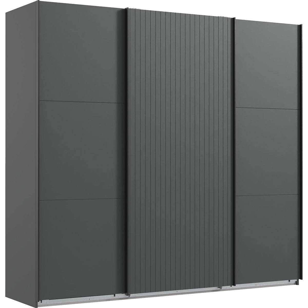 Wimex Andorra Schwebetürenschrank 250 cm Graphit