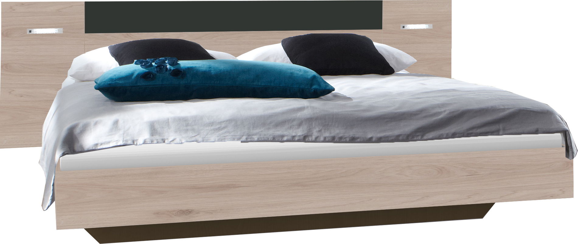 Wimex Angie Futonbett 160X200 CM Hickory Oak / Graphit