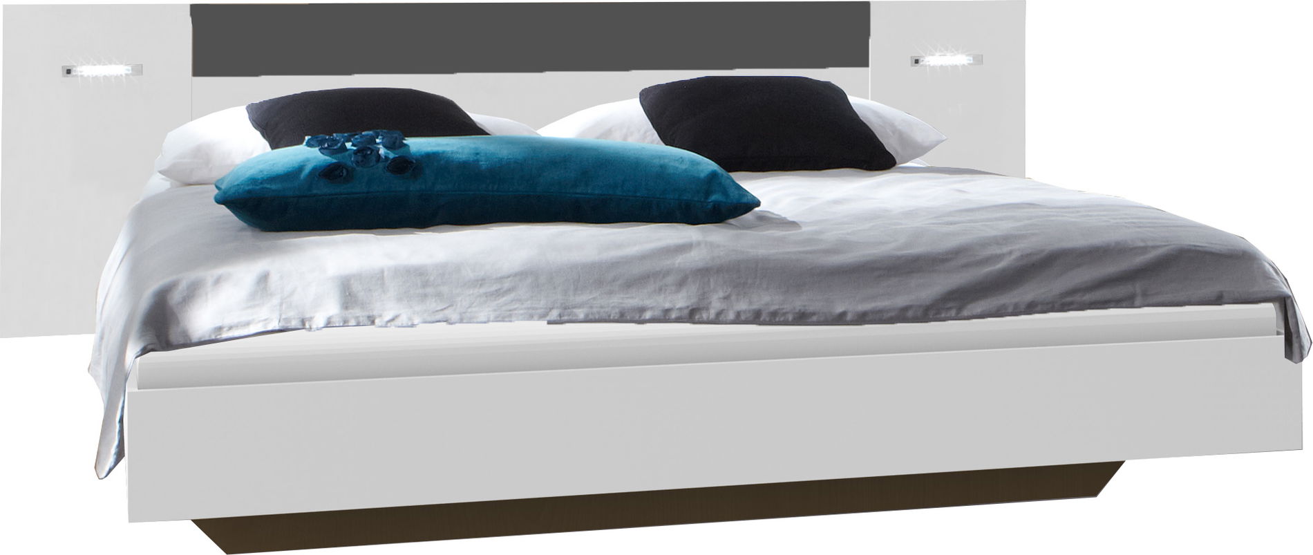 Wimex Angie Futonbett 180X200 CM Weiss / Graphit