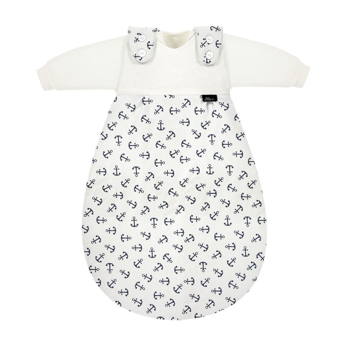 Alvi Baby Mäxchen Original Anker 833-1 3-tlg. Schlafsack - Größe wählen