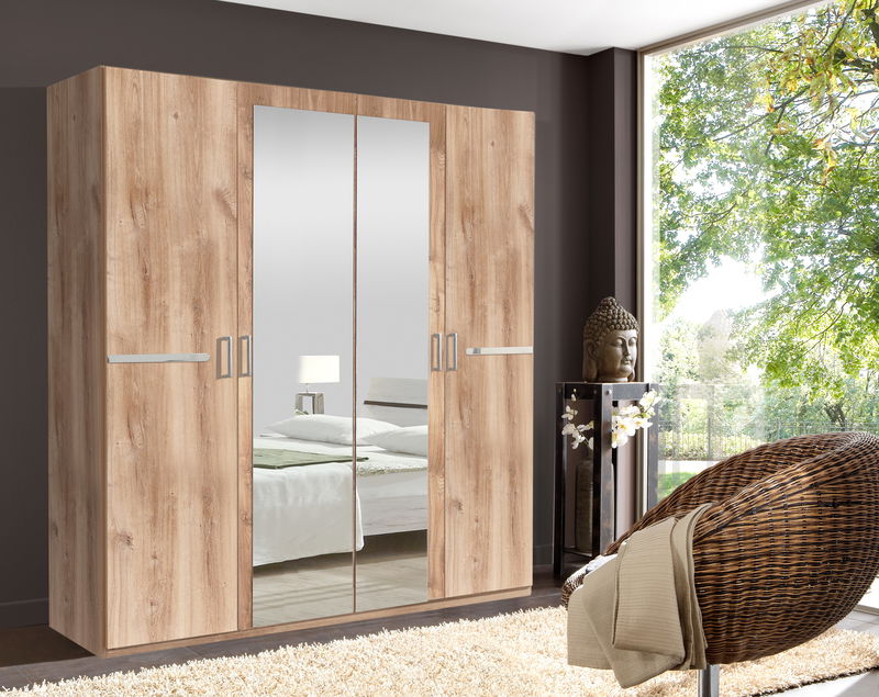 Wimex Anna Drehtürenschrank 180 CM Plankeneiche Nachbildung Wimex Anna Drehtürenschrank 180 CM Plankeneiche Nachbildung