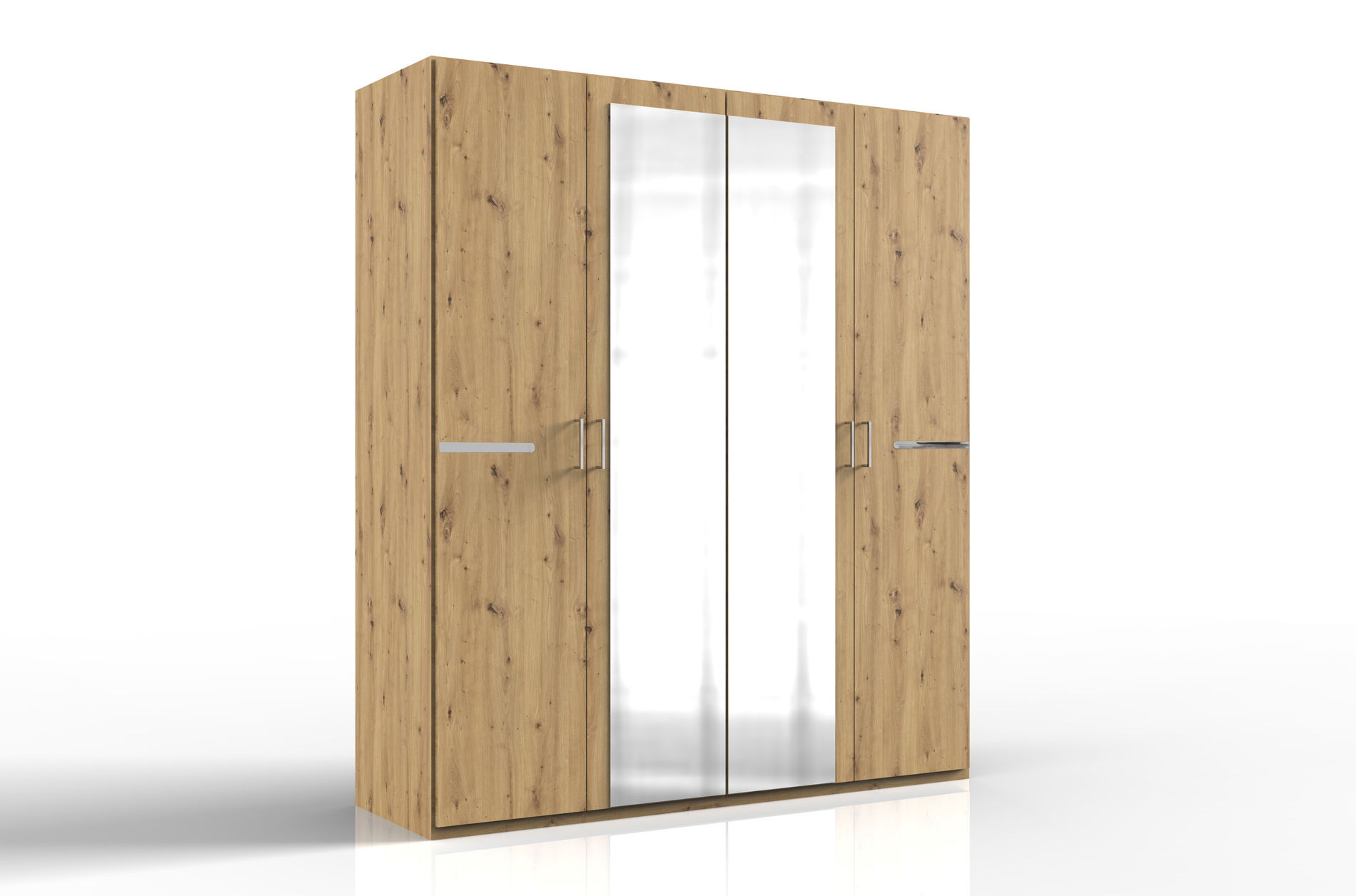 Wimex Anna Drehtürenschrank 180 CM  Artisan Eiche Nachbildung