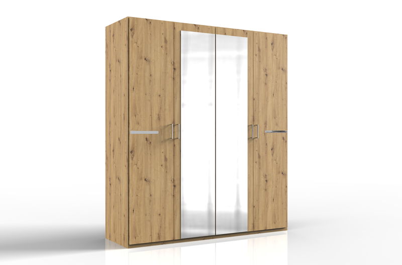 Wimex Anna Drehtürenschrank 180 CM Artisan Eiche Nachbildung Wimex Anna Drehtürenschrank 180 CM Artisan Eiche Nachbildung