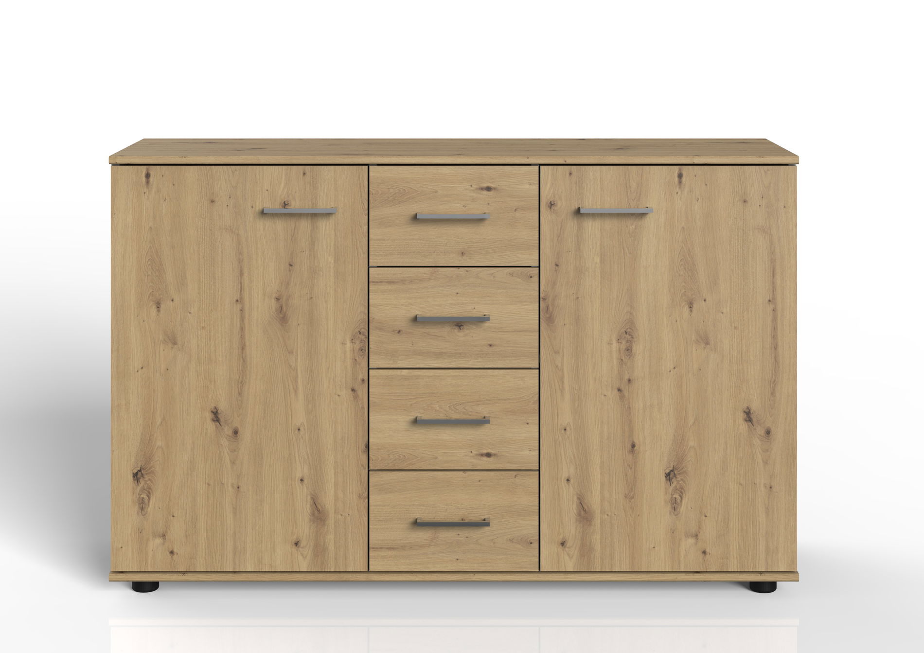 Wimex Anna Kombikommode 2T 4S Artisan Eiche Nachbildung