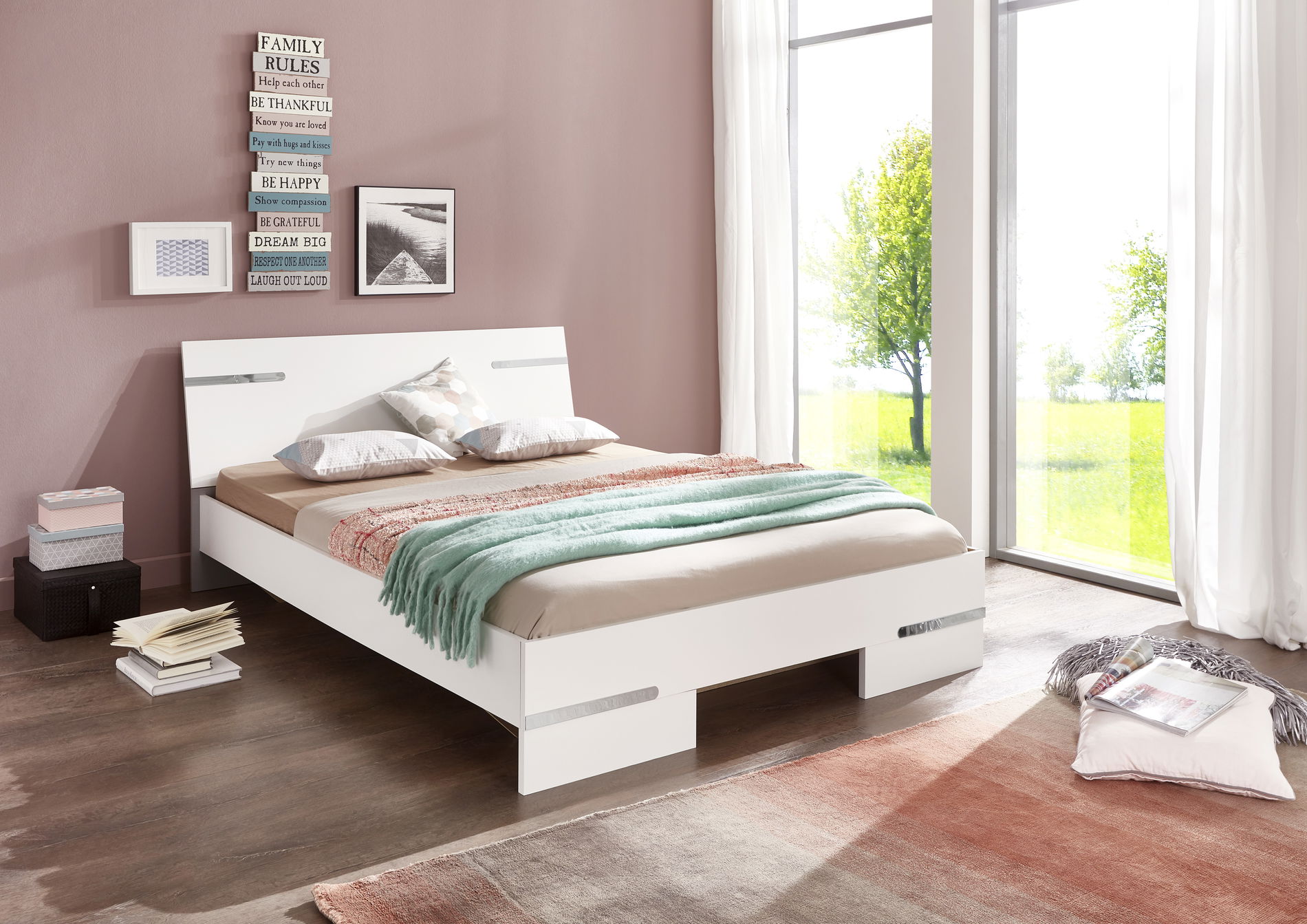 Wimex Anna Futonbett 140X190 CM Weiss