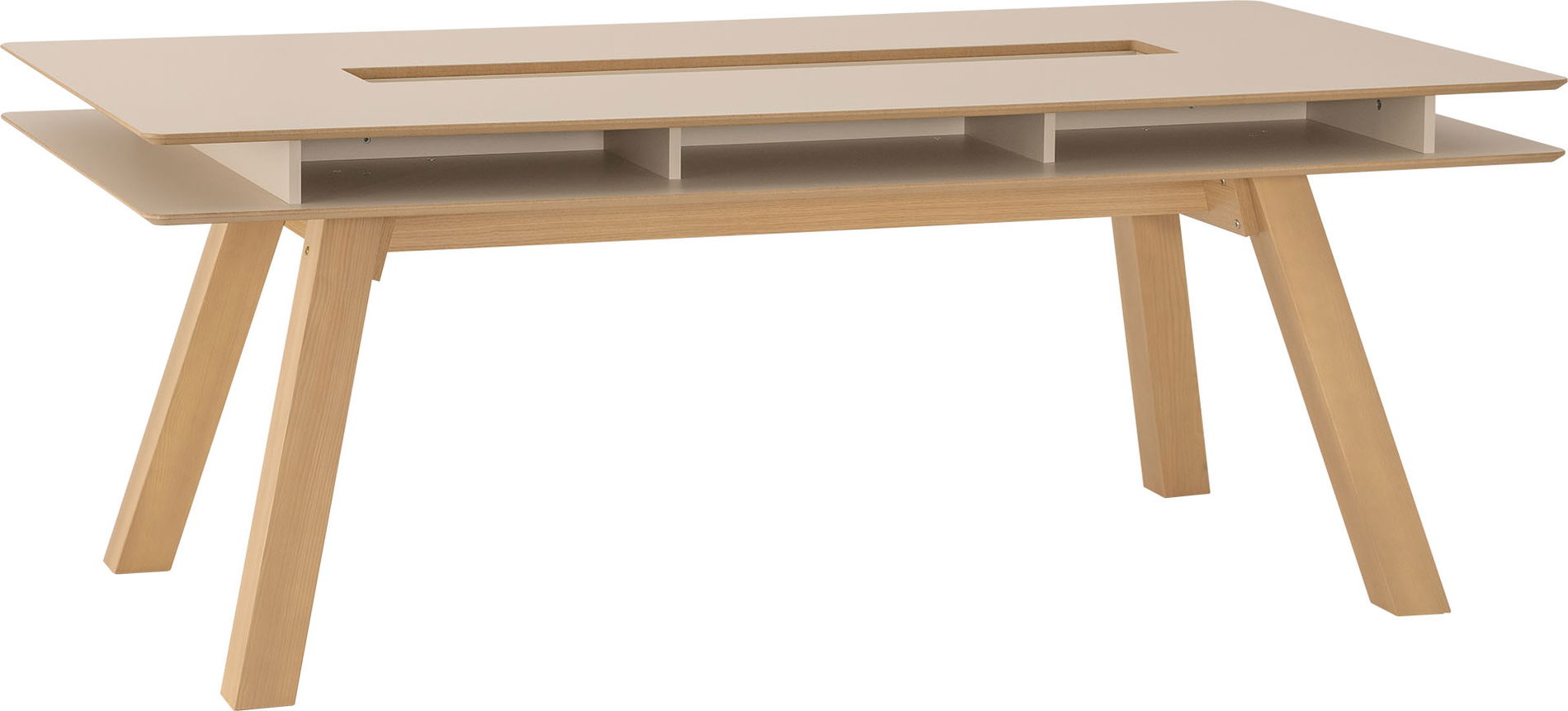 VOX 4 You Fresh Tisch 200x100cm sand beige/oak
