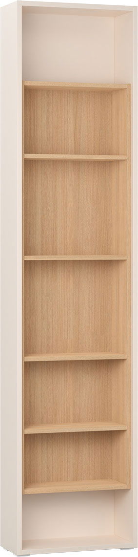 VOX 4 You Fresh Seitenregal 240cm für 4-türigen Kleiderschrank sand beige/oak