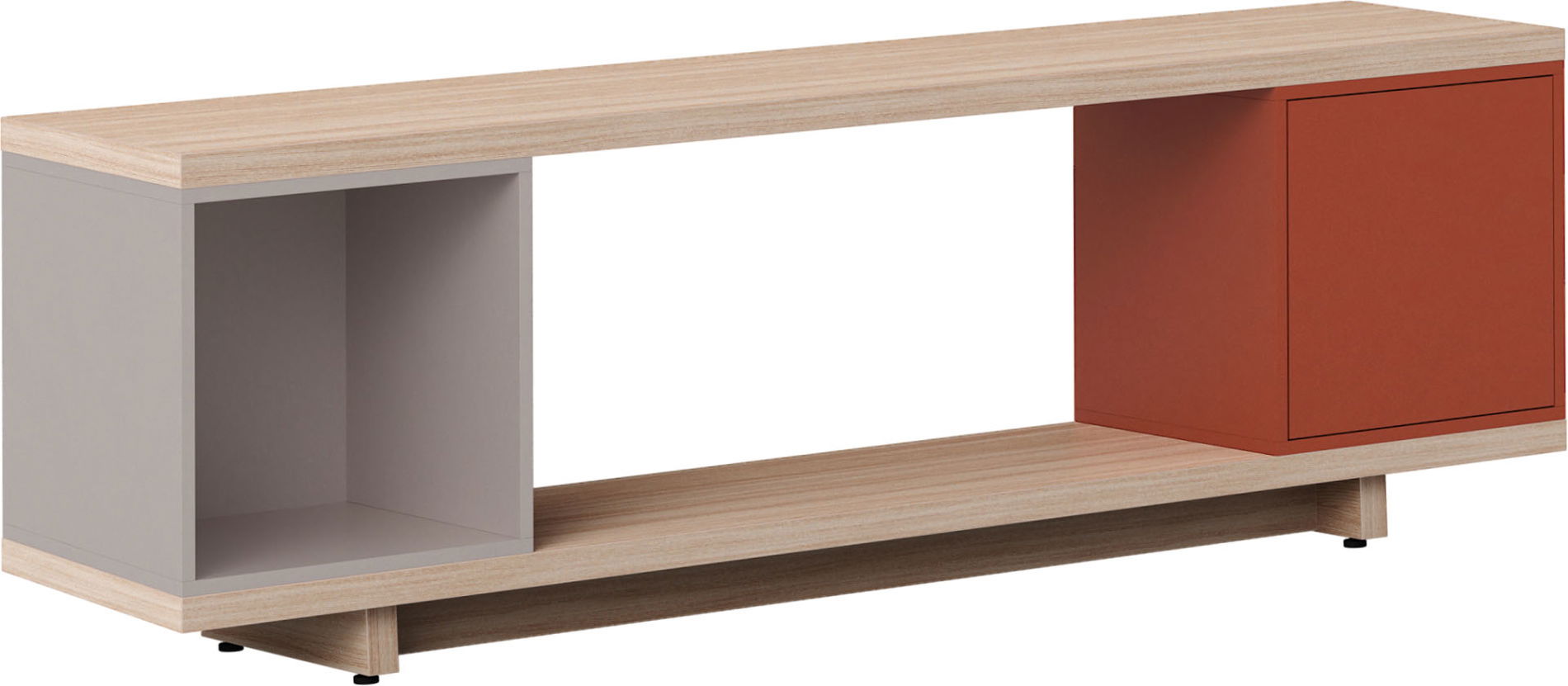 VOX Balance TV Schrank grey beige/terracotta