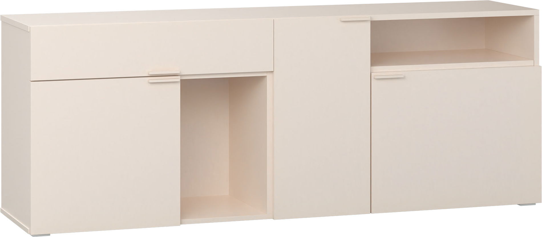 VOX 4 You Fresh Kommode breit sand beige mit Griffe sandbeige