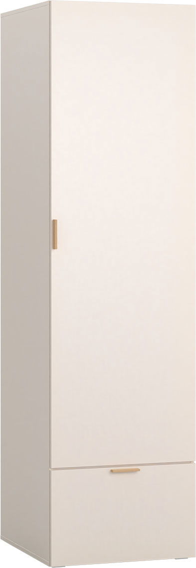 VOX 4 You Fresh 1-türiger Kleiderschrank sand beige mit Griffe Eiche