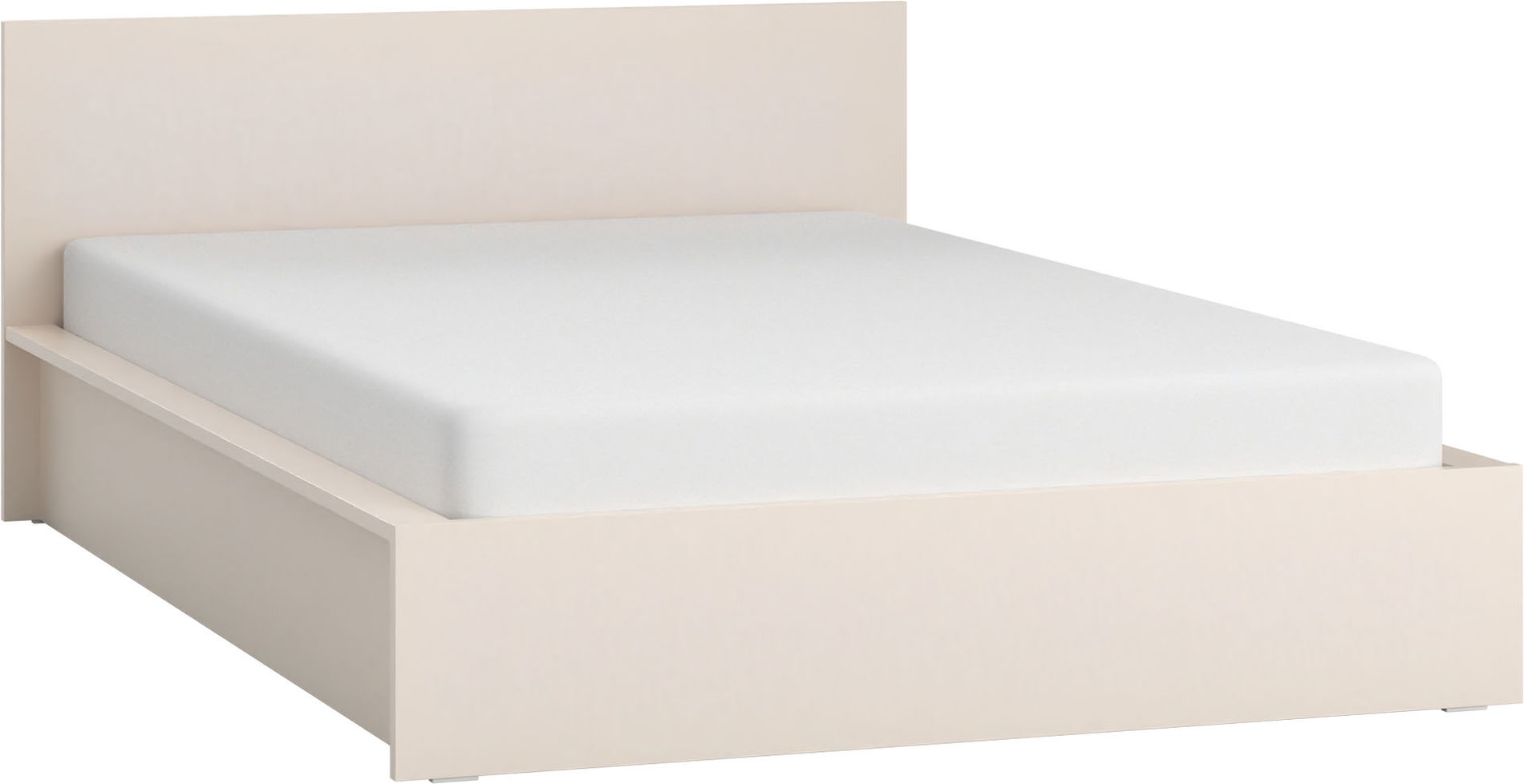 VOX 4 You Fresh Stauraumbett mit Kopfteil 140x200cm sand beige