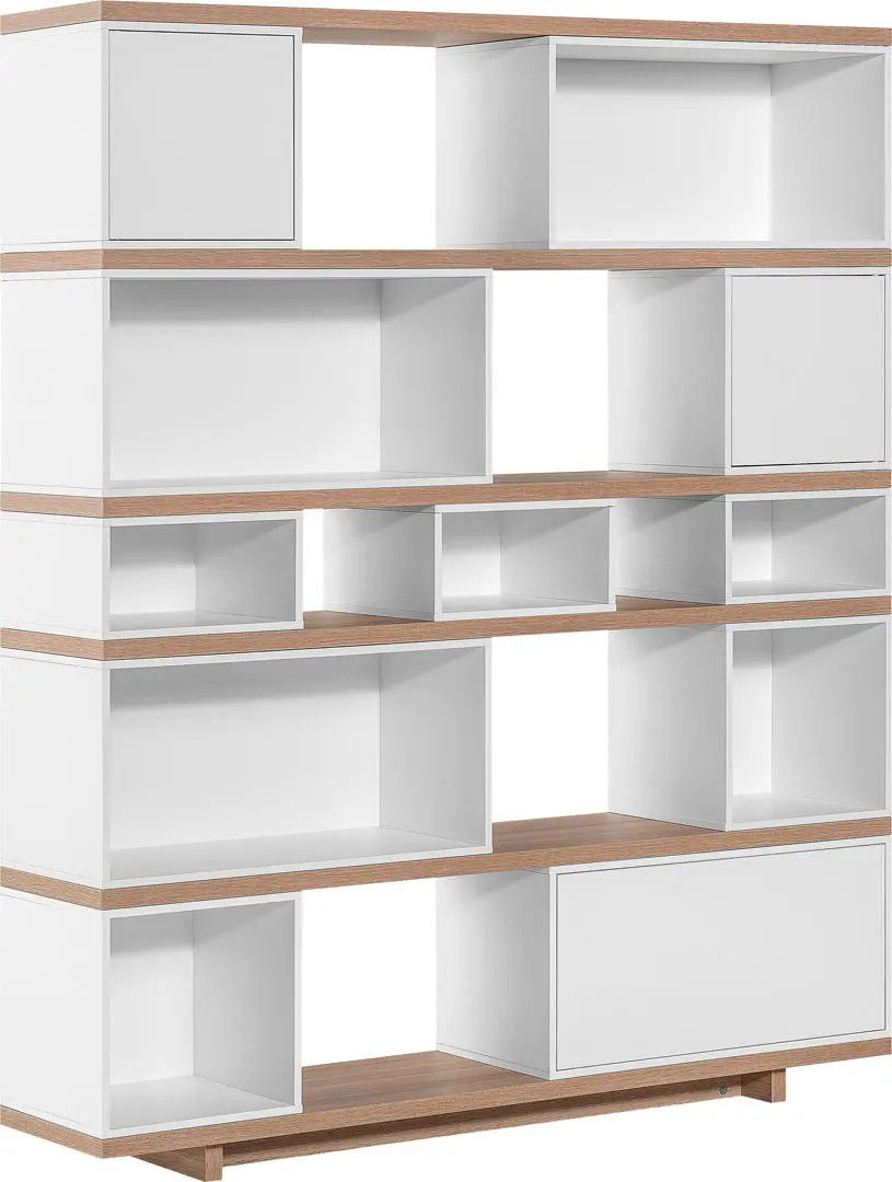 VOX Balance Bücherregal breit acacia/white