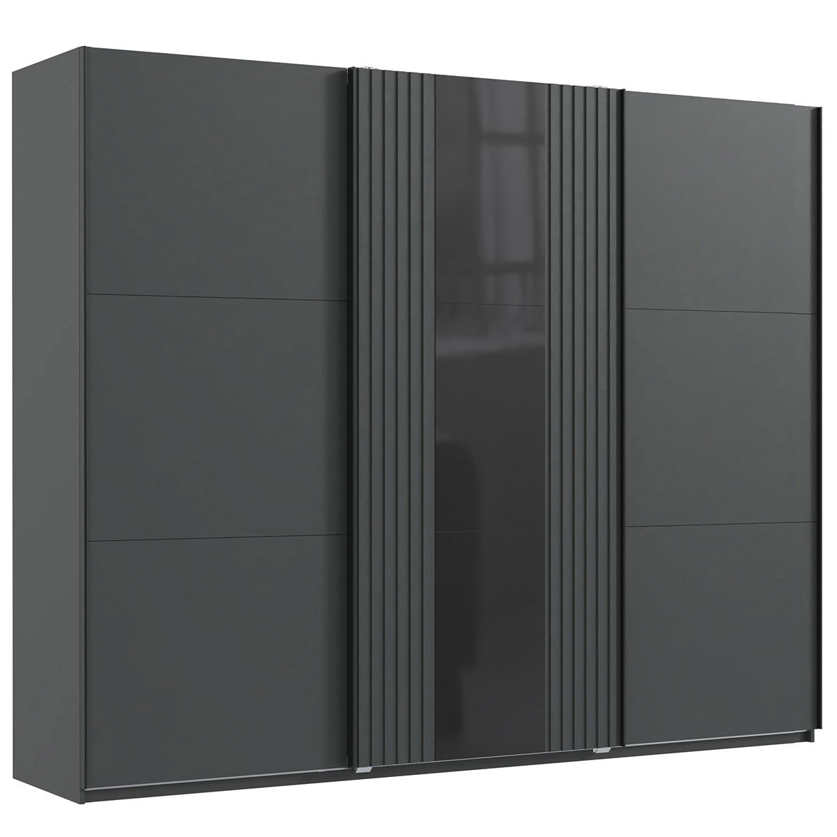 Wimex Atlanta Schwebetürenschrank 250 cm Graphit