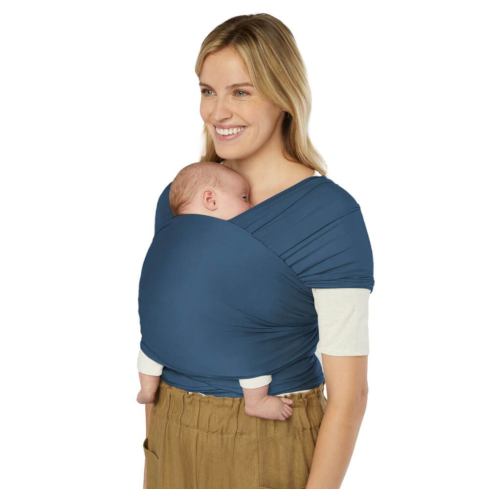 Ergobaby Aura Wrap Tragetuch Strickstoff Twilight Navy
