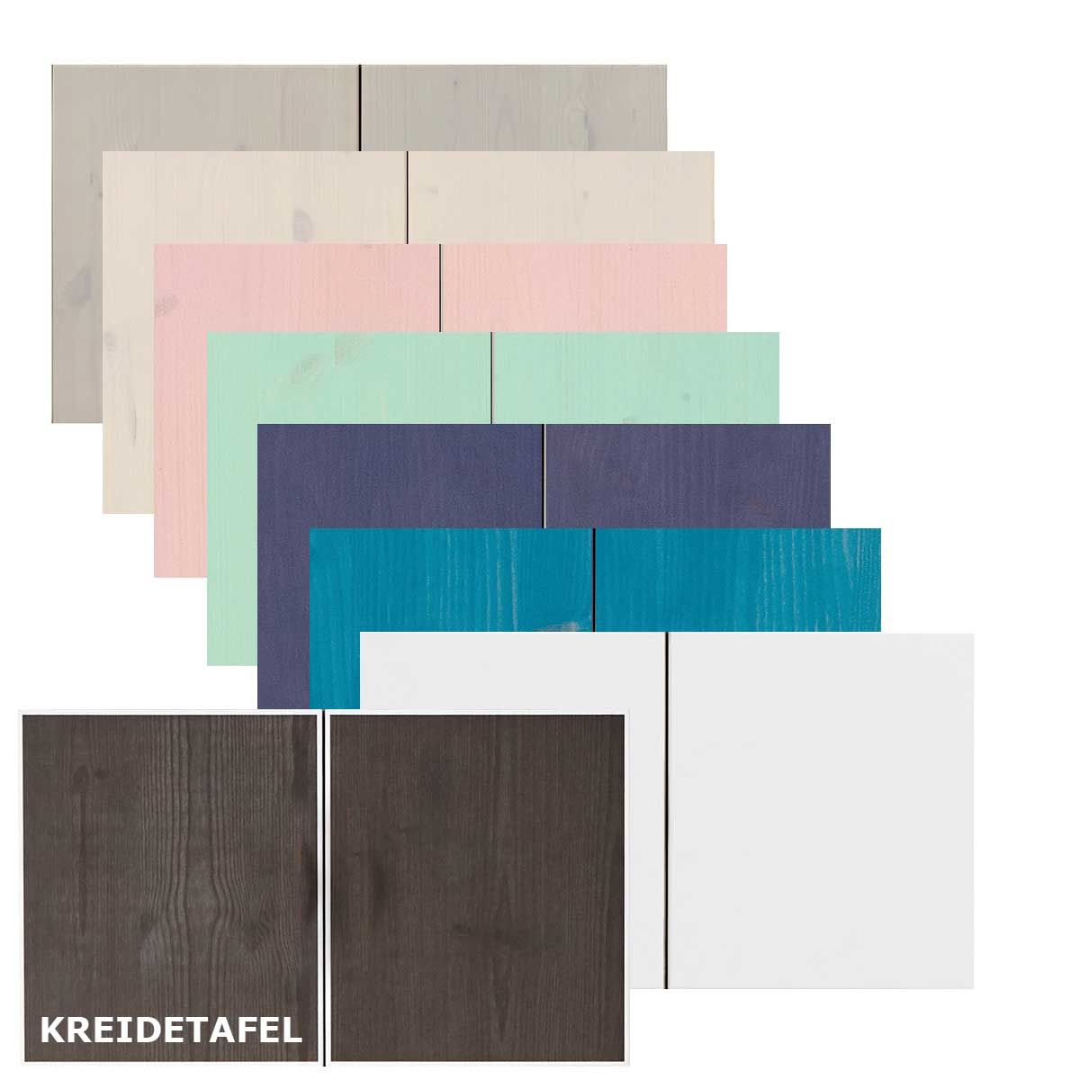 LIFETIME kleines Türen-Set für Regal, Softclose ohne Griffe - Frontfarbe wählbar