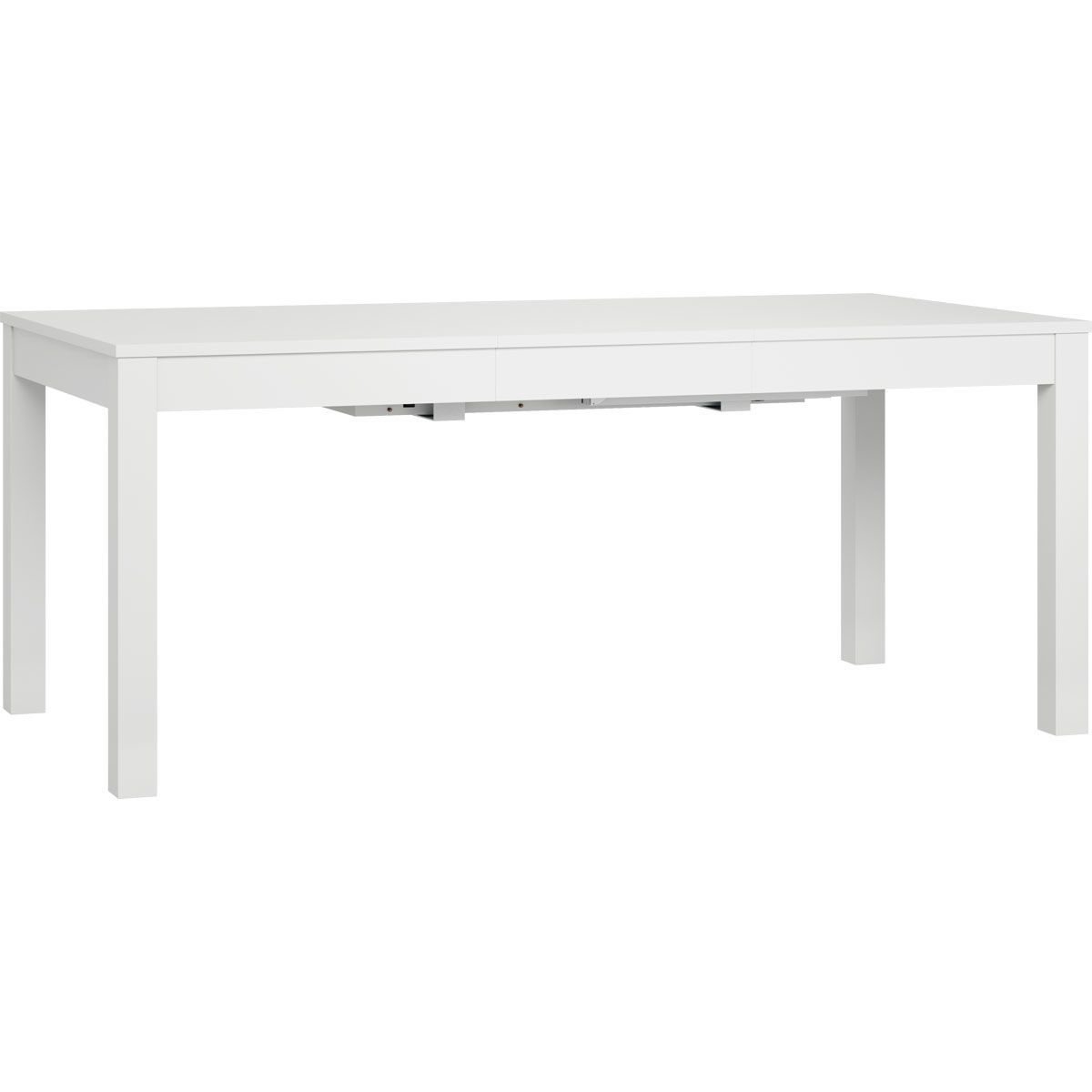 VOX Simple Ausziehtisch rechteckig weiß 90-190x90 cm