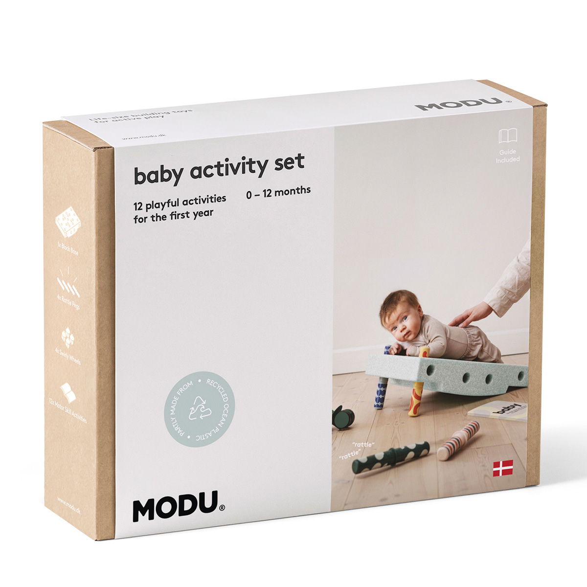 MODU Baby Activity Set Ocean Mint / Forest Green