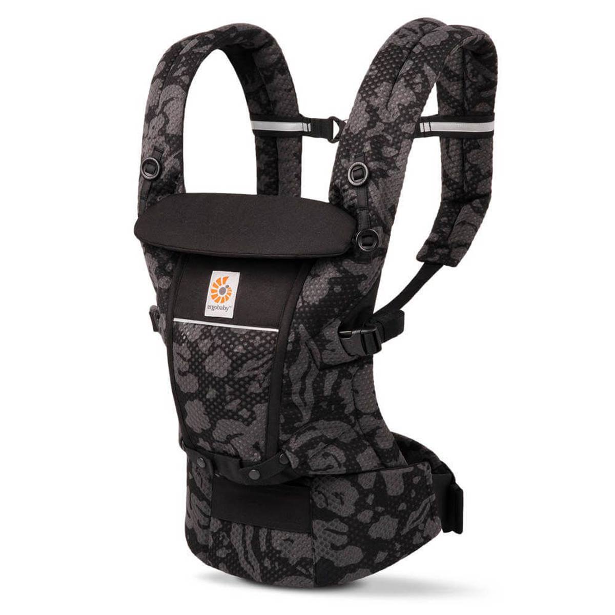 Ergobaby Adapt SoftFlex Mesh Onyx Blooms Babytrage