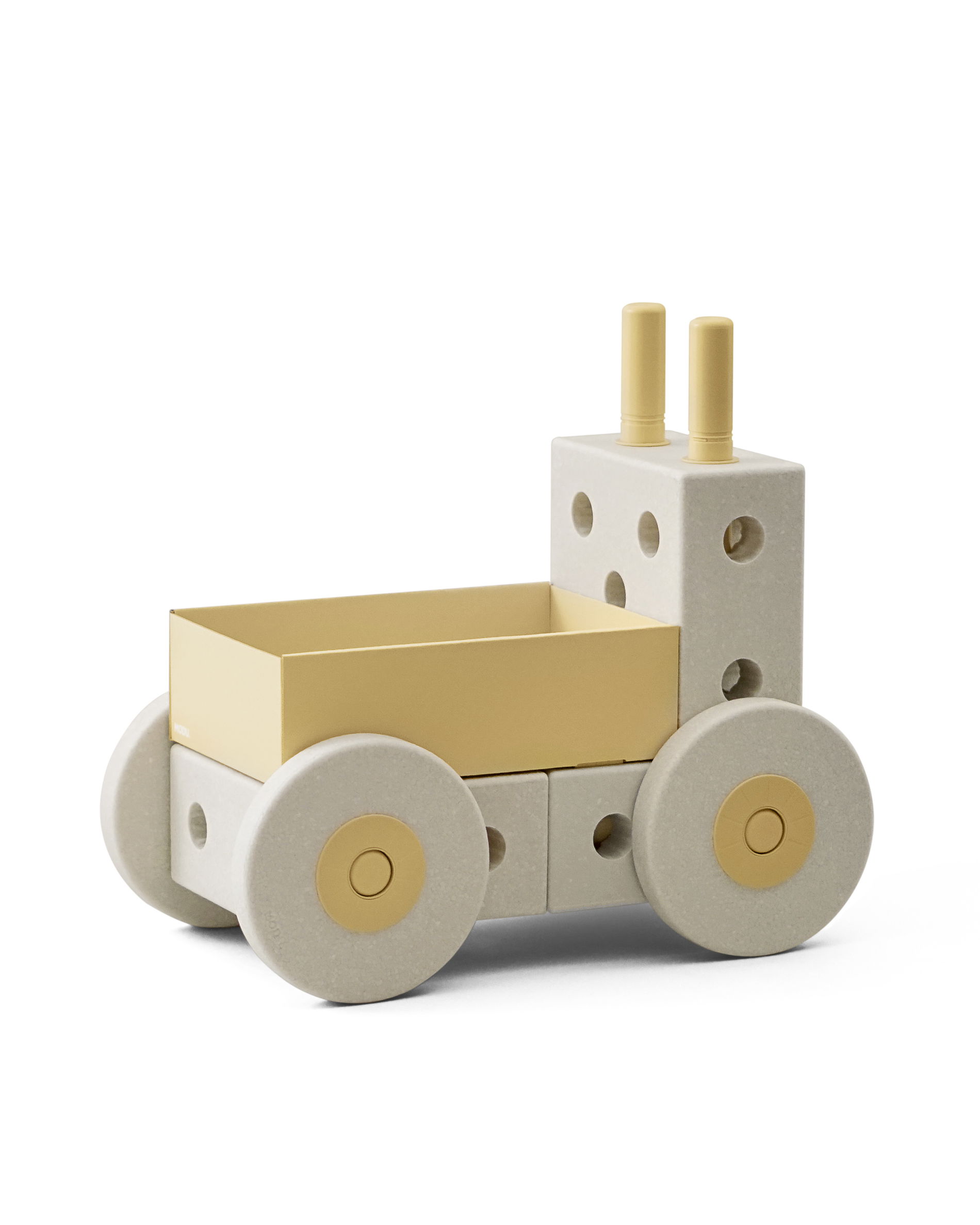 MODU 3-in-1 Lauflernwagen Sand Grey / Honey Yellow