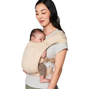 Ergobaby Embrace Soft Air Mesh Cream Babytrage für Neugeborene