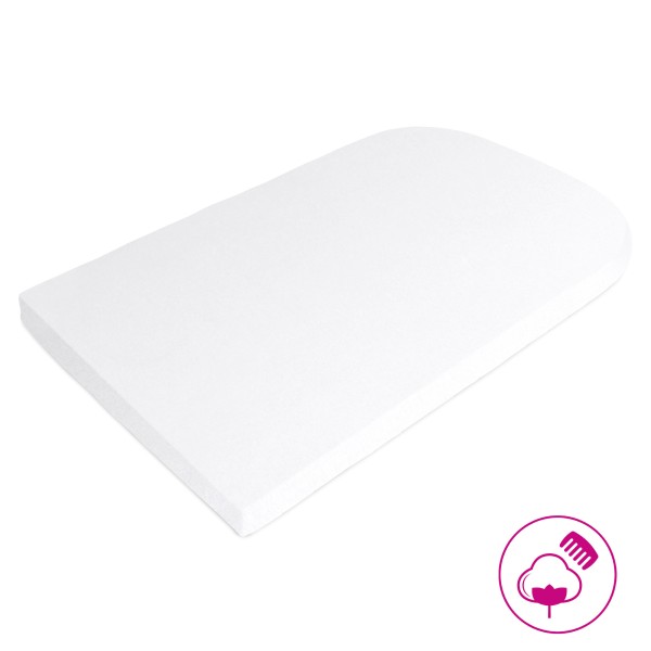 170570 Babybay Spannbettuch weiß 140x89