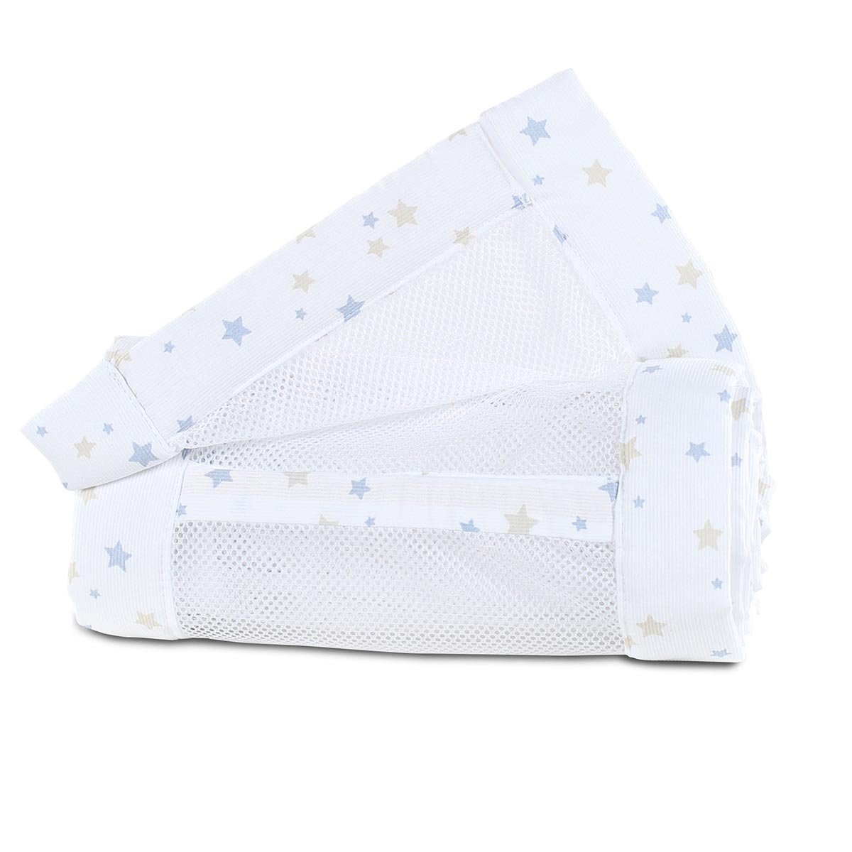 taupe Sterne weiß Boxspring und Comfort babybay Nestchen Mesh-Piqué passend für Modell Maxi 
