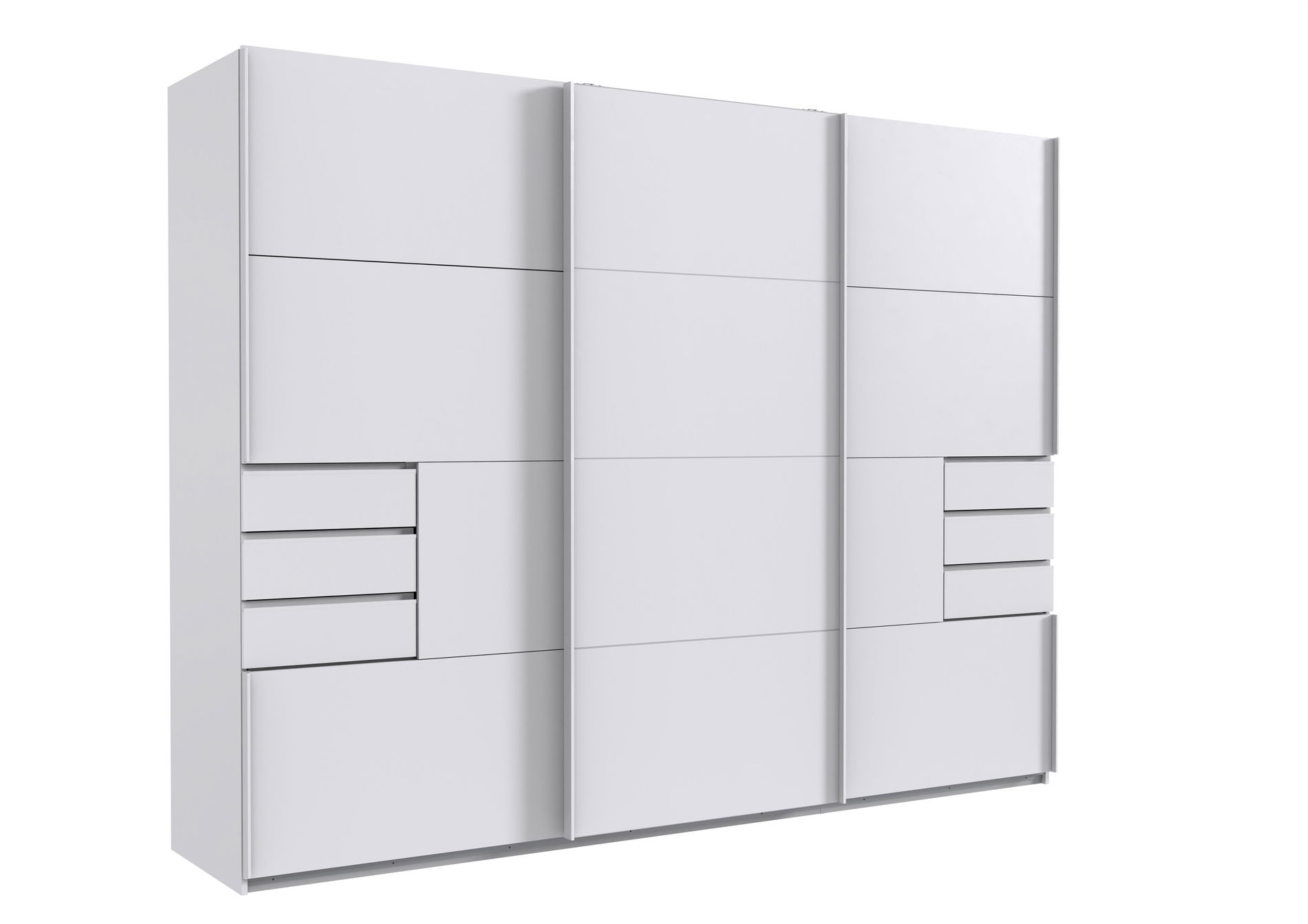 Wimex Bangkok Schwebetürenschrank 270 cm Weiß