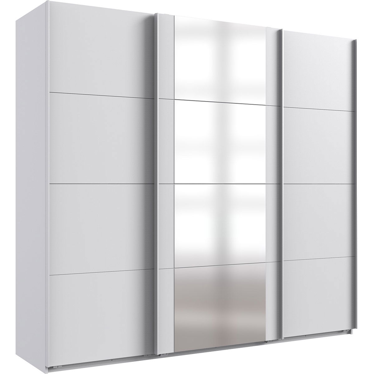 Wimex Barmbek Schwebetürenschrank 225x208 cm Weiß